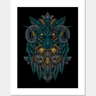 Wolf Hat Posters and Art